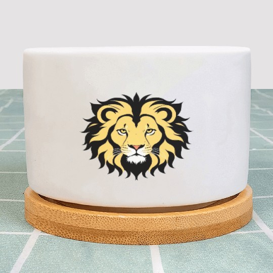Royal Cartoon Lion - King of the Jungle 9 Plant Pots