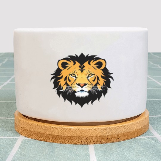 Royal Cartoon Lion - King of the Jungle 16 Plant Pots