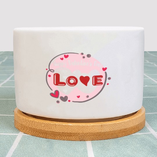 Wearing my heart on my sleeve for Valentine's Day Plant Pots
