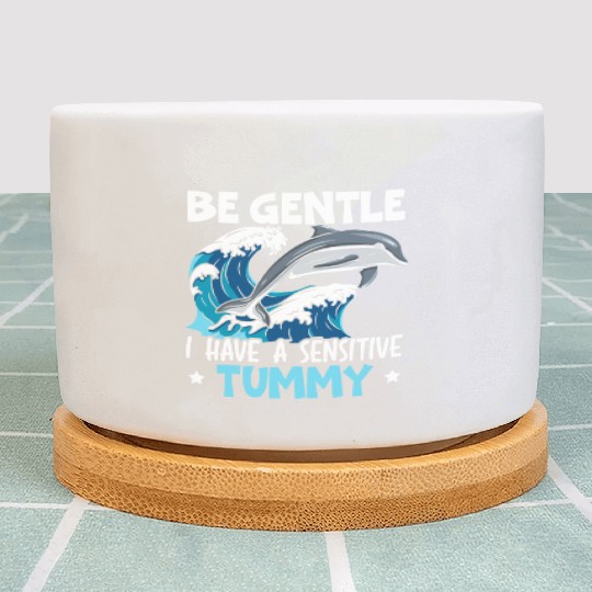 Dolphin Lover Marine Biology Underwater Animal Plant Pots