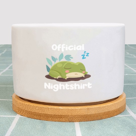 Cute Frog Sleepshirt Nightwear Nightshirt Sleep Plant Pots