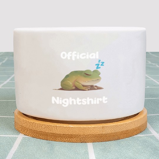 Cute Frog Sleepshirt Nightwear Nightshirt Sleep Plant Pots