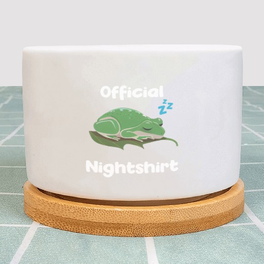 Cute Frog Sleepshirt Nightwear Nightshirt Sleep Plant Pots