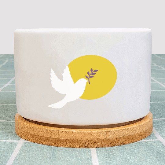 peace dove purple peace Ukraine Plant Pots