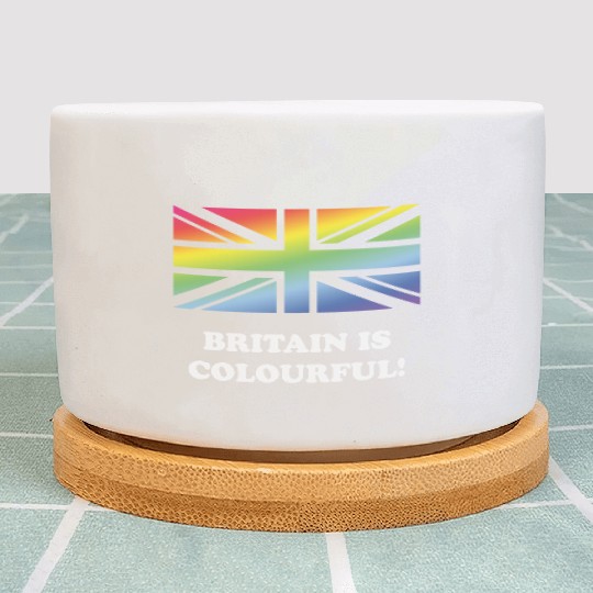 Britain Is Colourful! (Union Jack, United Kingdom) Plant Pots