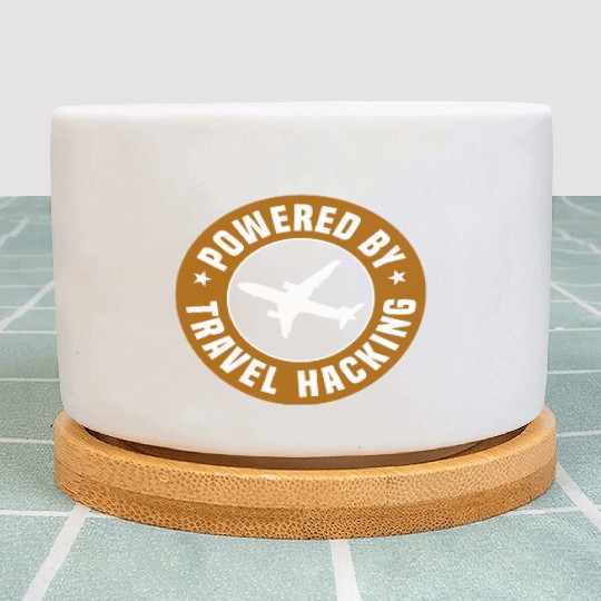 Powered By Travel Hacking Plant Pots