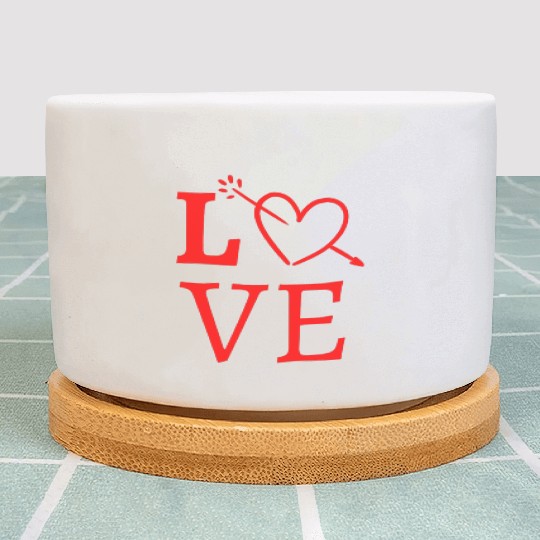 Idée cadeau amour, couple, saint valentin,Love Plant Pots