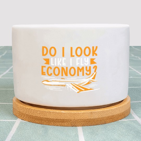 Do I Look Like I Fly Economy First Class Frequent Plant Pots