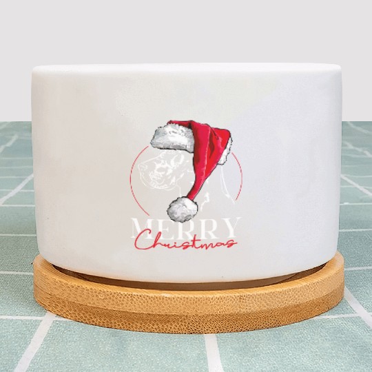 Santa Great Dane Dog Christmas Wilsigns Plant Pots