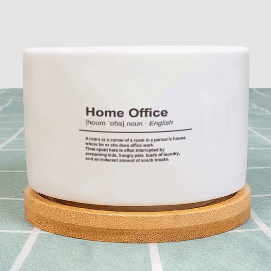 Home Office Funny Definition Plant Pots