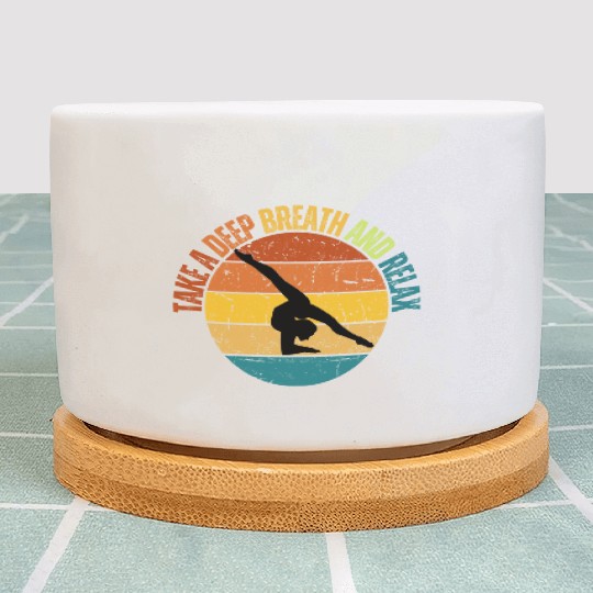 TAKE A DEEP BREATH AND RELAX Plant Pots