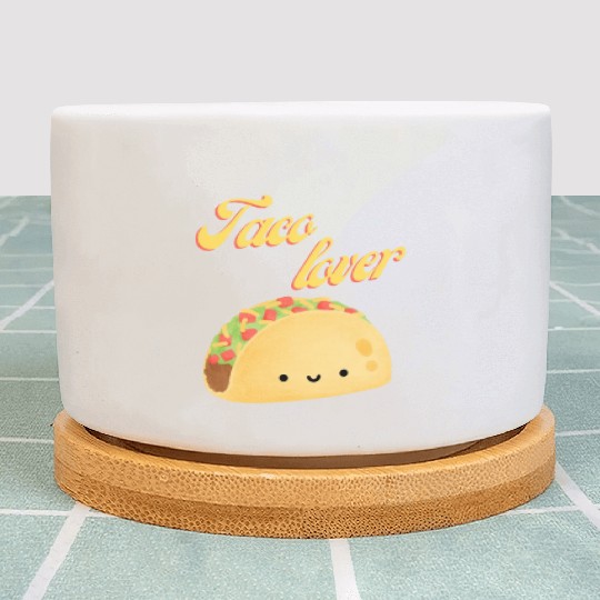 Taco Lover I Love Tacos Tacos Lover Plant Pots