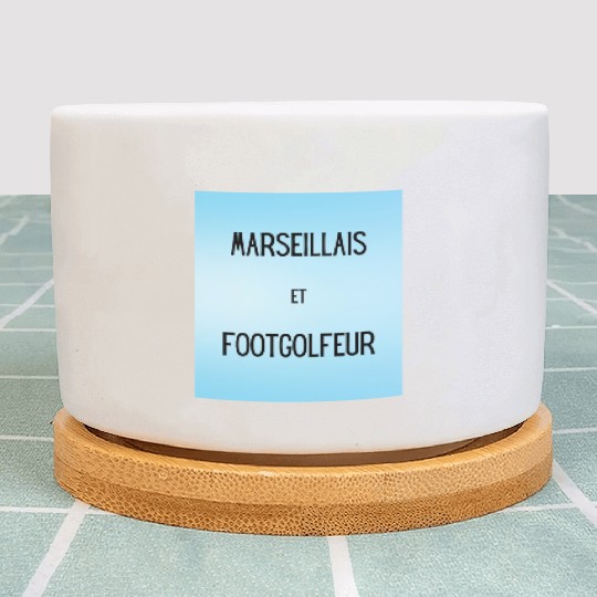 Marseillais et footgolfeur Plant Pots