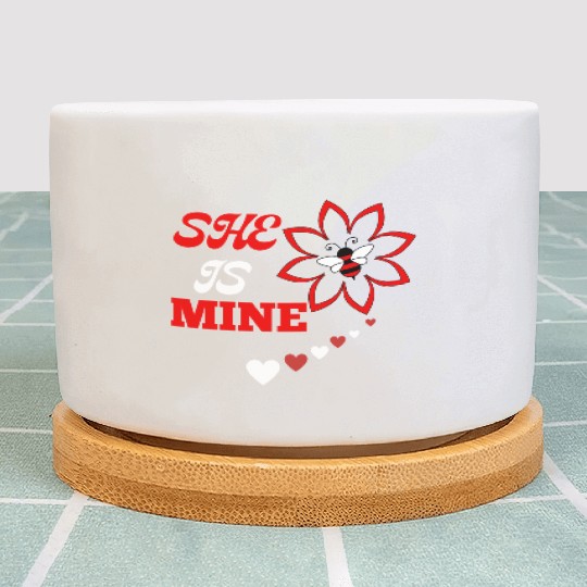 Vive La Saint Valentine Plant Pots