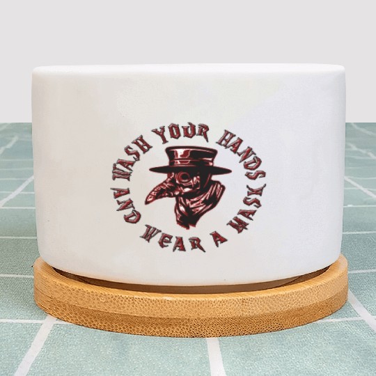 Plague Doctor #2 Plant Pots