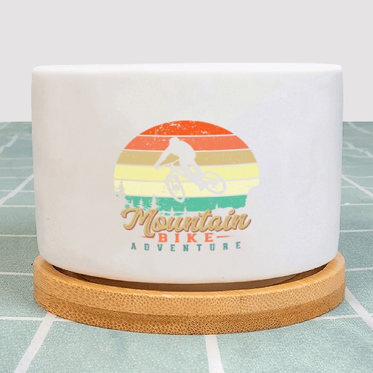 Mountain Bike Adventure Plant Pots