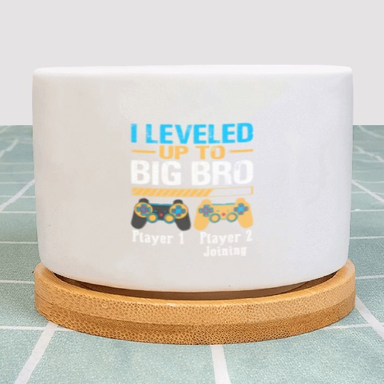 I leveled Up To Big Bro Gamer New Brother Plant Pots