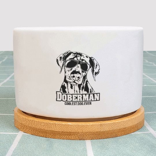 Doberman Pinscher coolest dog ever dog mom Plant Pots