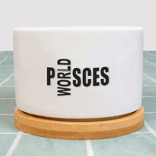 pisces WORLD bw Plant Pots