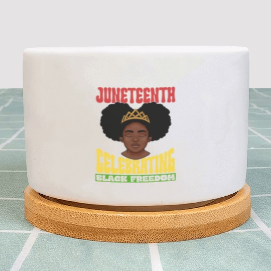Juneteenth Celebrating Black Freedom 1865 African Plant Pots