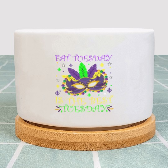 Fat Tuesday Is The Best Tuesday Mardi Gras Party Plant Pots