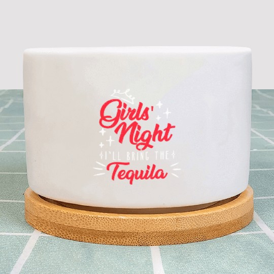 Girls night out I bring the tequila Spring Break Plant Pots