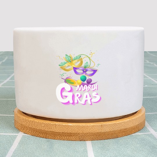 Happy Mardi Gras 2023 Funny Mardi Gras Plant Pots