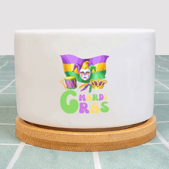 Happy Mardi Gras 2023 Funny Mardi Gras X Plant Pots