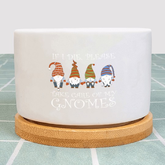 Gnomes - Gnome Collecting - Gnome Collector Plant Pots
