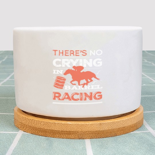 No Crying In Barrel Racing Plant Pots