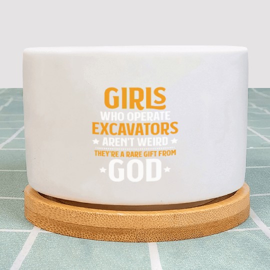 Heavy Equipment Operator Excavator Driver Operator Plant Pots