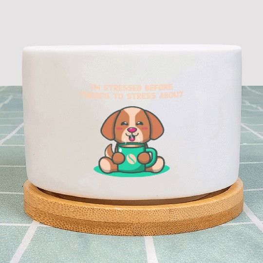 Im Stressed Before Stress Introvert Nerd Antisocia Plant Pots