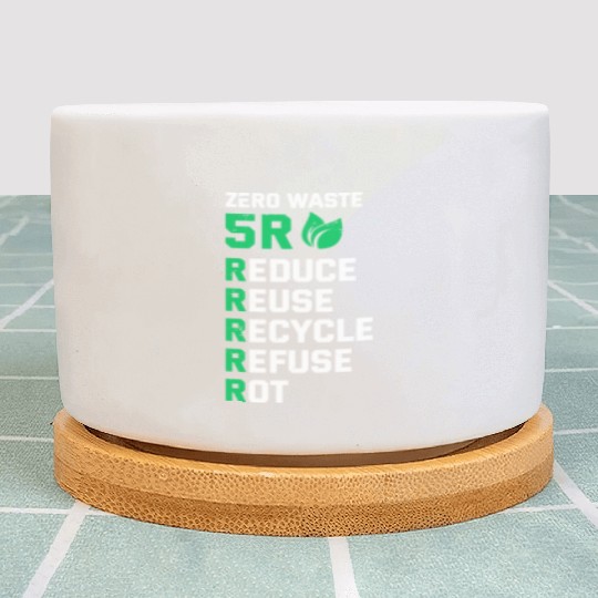5R Waste Earth Day Planet Environment Trees Plant Pots