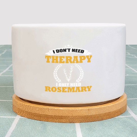 Funny Rosemary Pun Love Gardening Plants Plant Pots