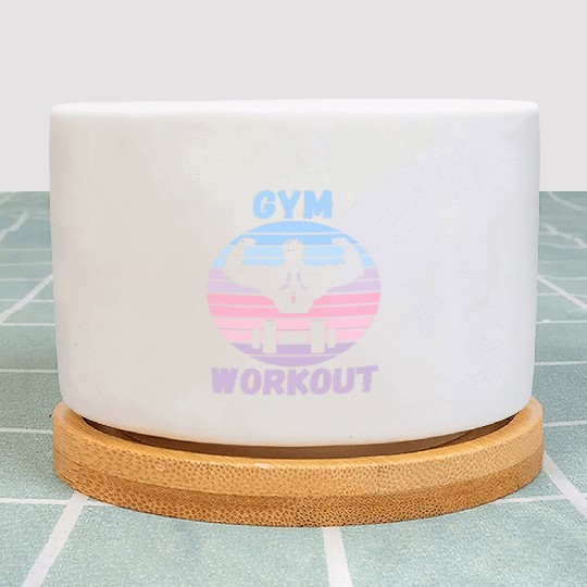 Gym Workout Plant Pots