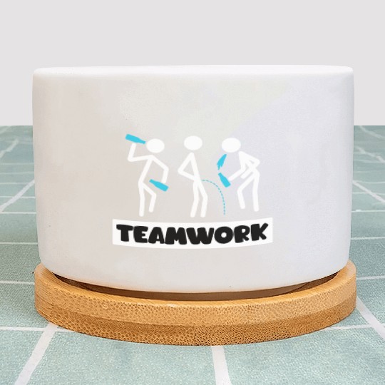 Teamwork Summer Vacation with Friends Spring Break Plant Pots