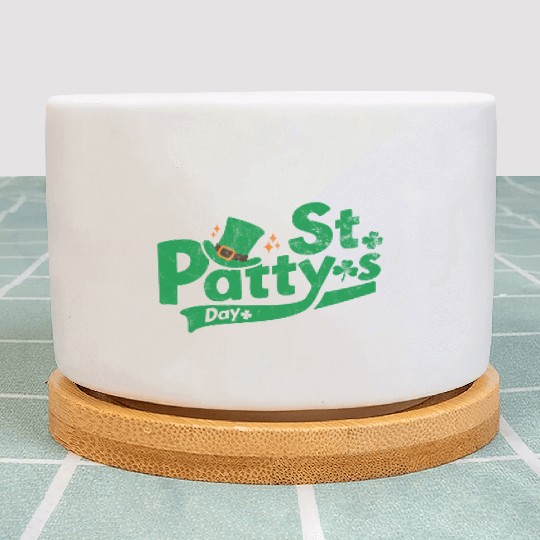 Retro St Paddy’s Day Funny St. Patrick's Day Plant Pots