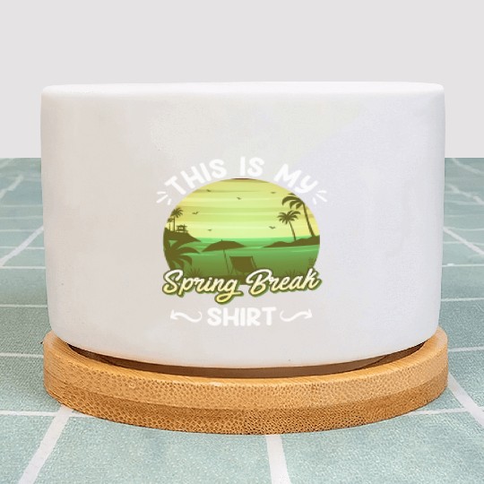 Party Sun Beach This is my Spring Break Plant Pots