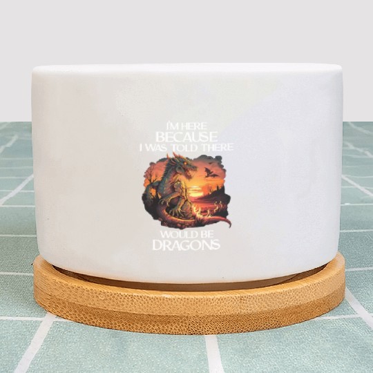 Mythical Creature Dragons Gift Men Dragon for a Plant Pots