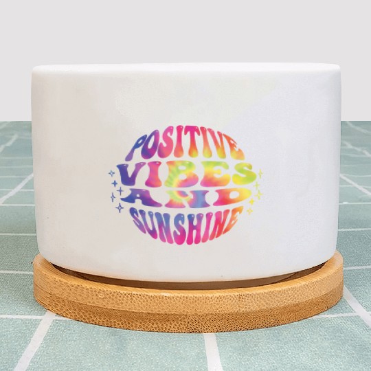 Positive Vibes and Sunshine Summer Party Plant Pots