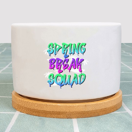 Spring Break Squad Summer Vacation Spring Break Plant Pots