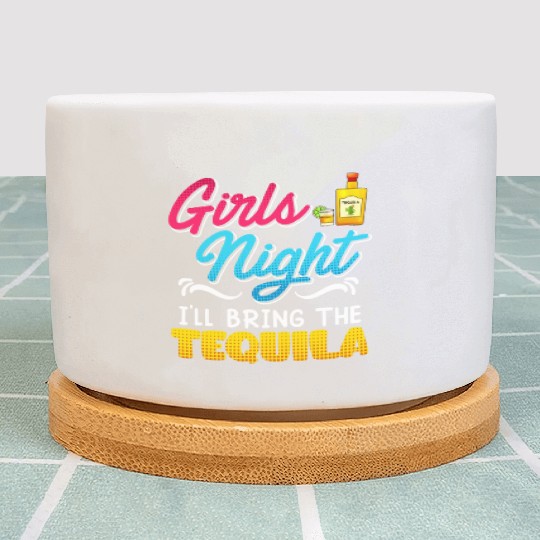 Girls Night I'll bring the Tequila Spring Break Plant Pots