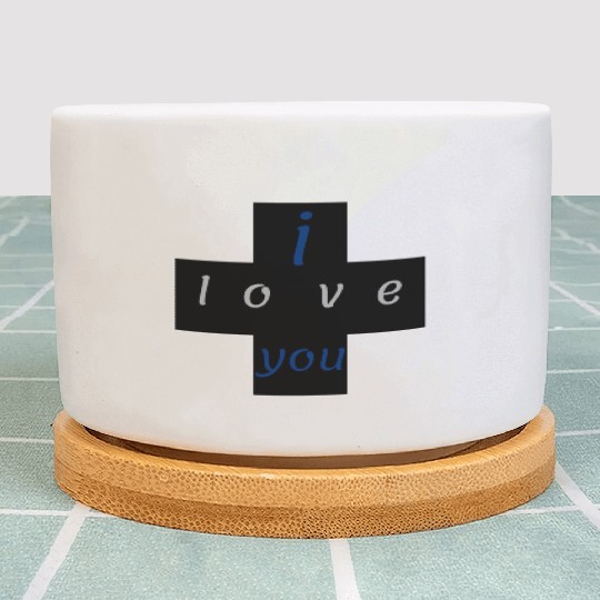 I LOVE YOU Plant Pots