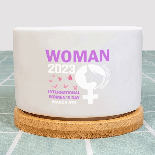 International Women's Day 2023 Embrace Equity Plant Pots
