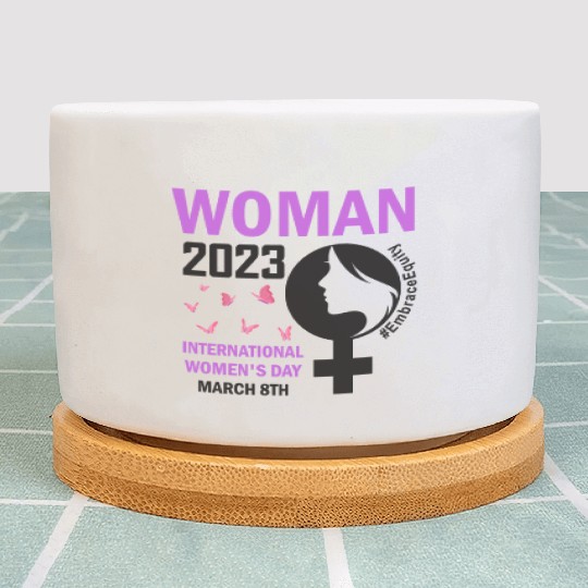 International Women's Day 2023 Embrace Equity Plant Pots