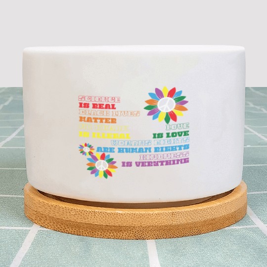 Distressed Science Is Real Black Plant Pots