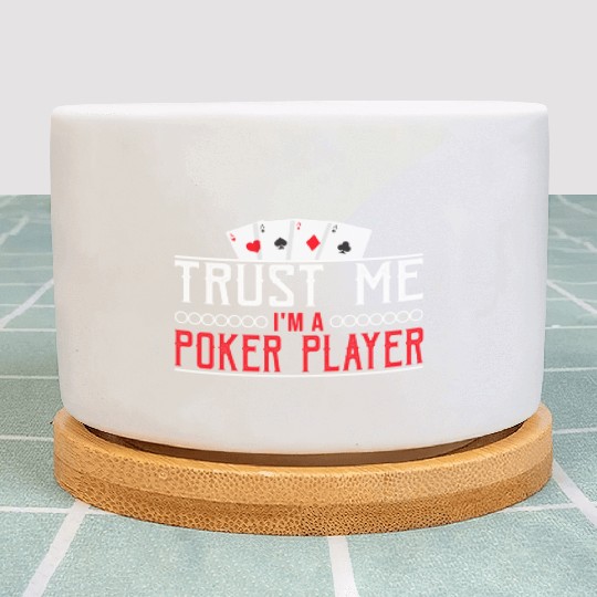 Poker card game casino gift funny Plant Pots