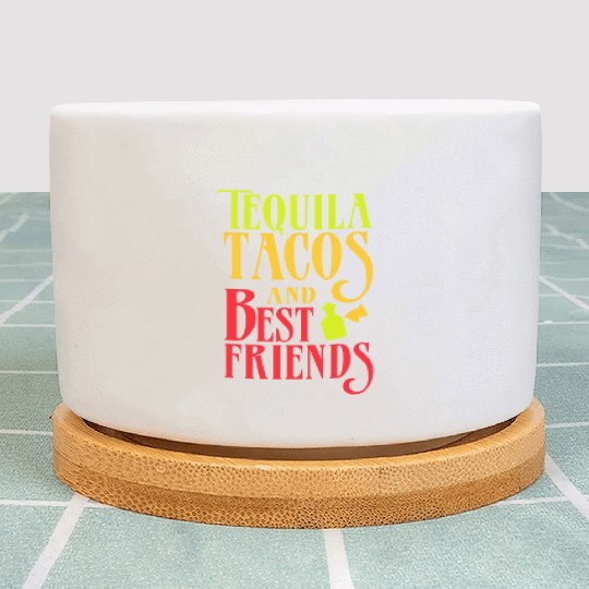 TEQUILA TACOS AND BEST FRIENDS idea Taco Tuesday Plant Pots