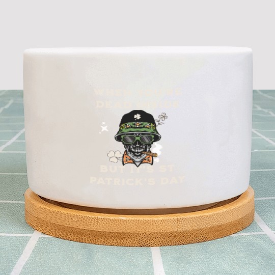 When You're Dead Inside But It's St Patricks Day Plant Pots