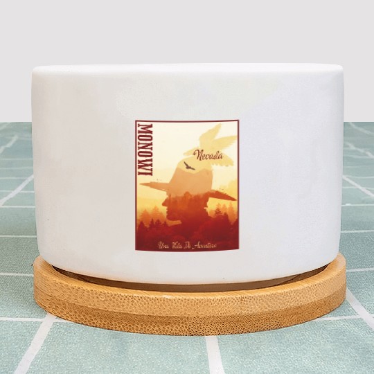 Monowi Nevada wild west town Plant Pots